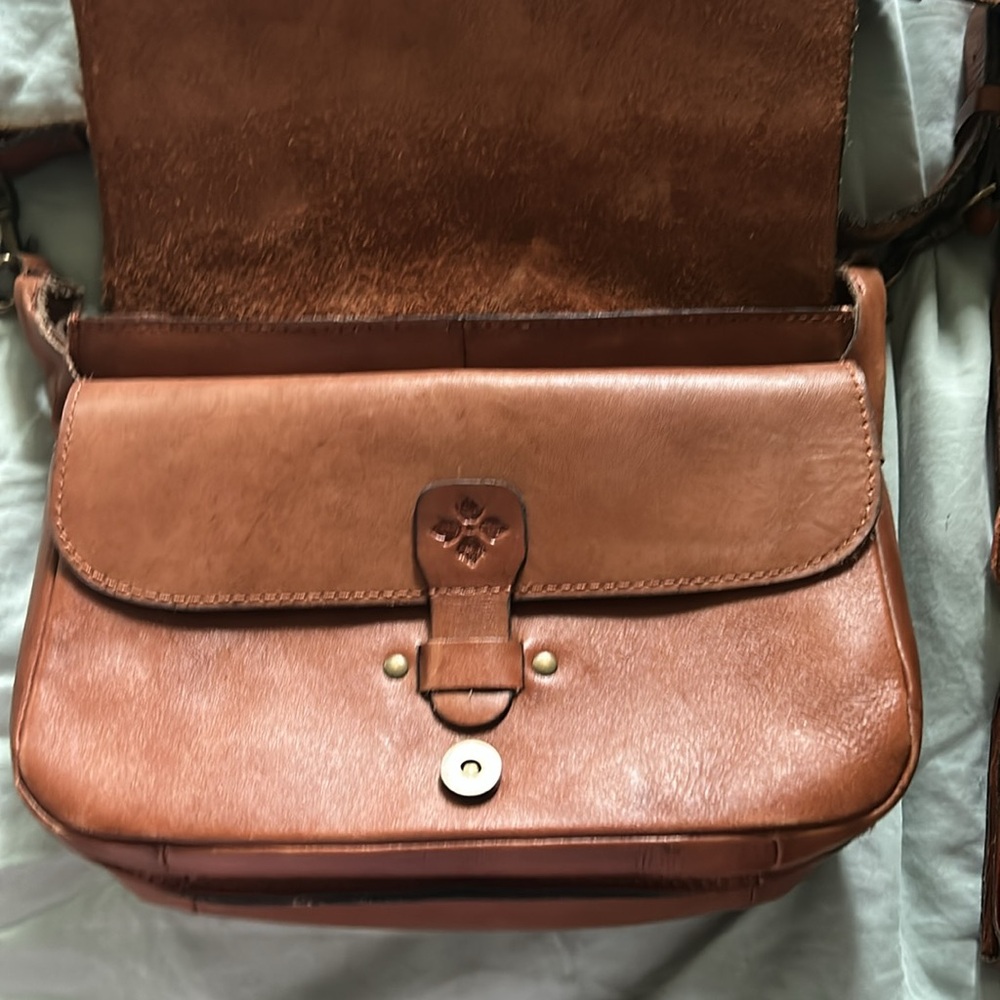 PATRICIA NASH Denim & Leather Shoulder Bag - Picture 3 of 12